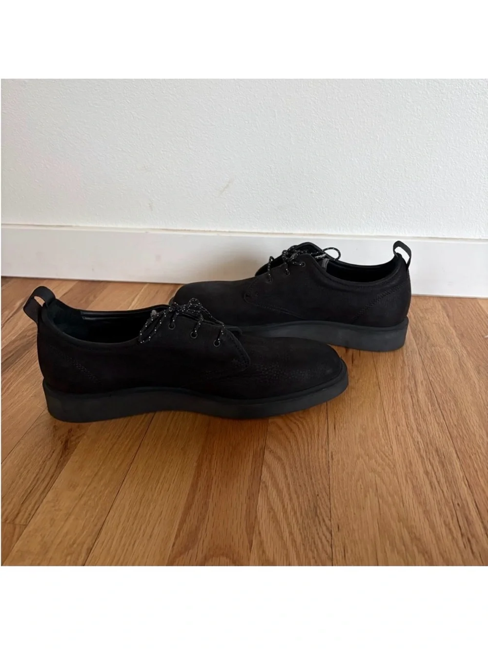 Rag & Bone Elliott Men's Black Oxford Casual Lace-Up Suede Sneakers Size 44